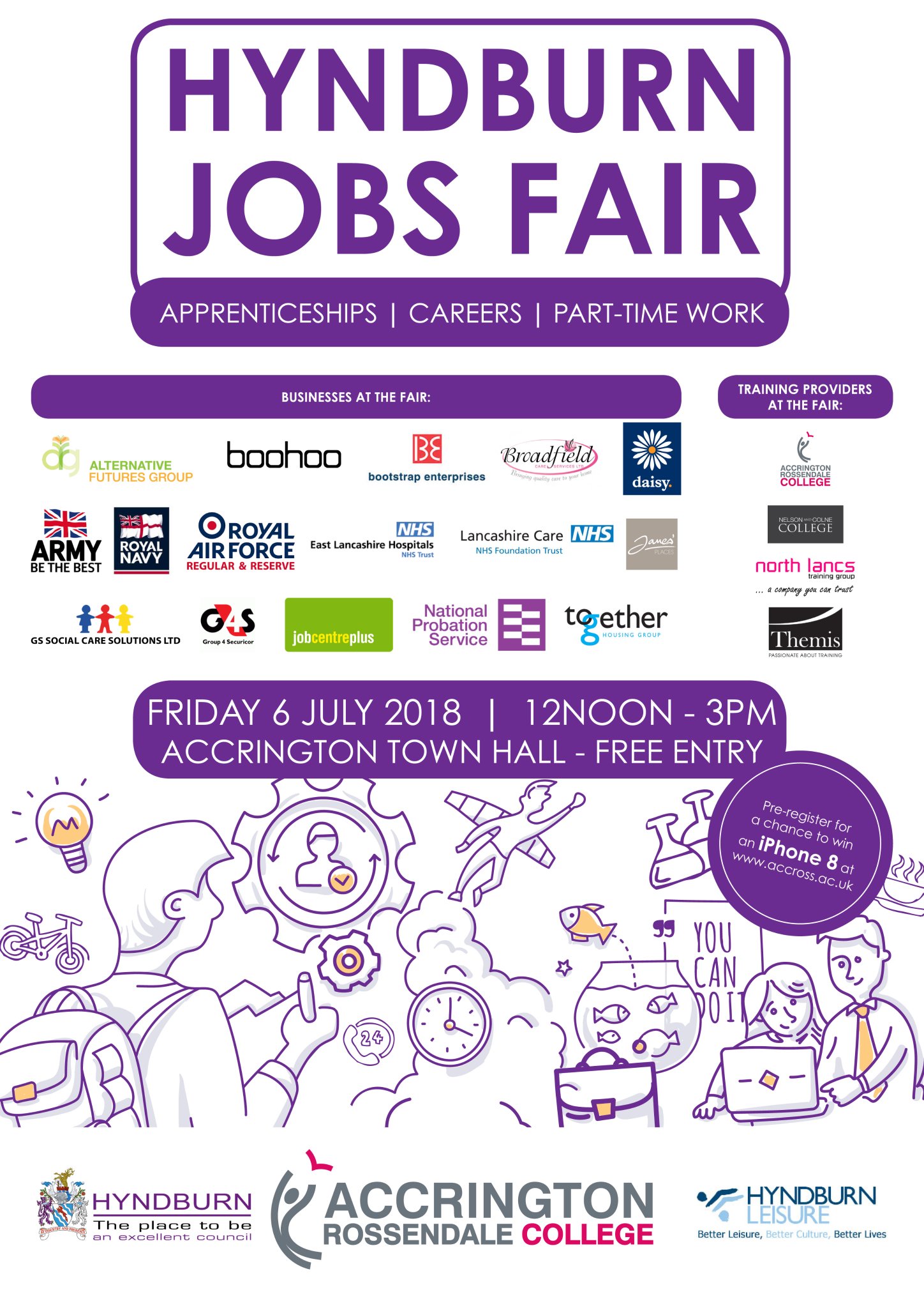 Hyndburn Jobs and Apprenticeship Fair Coming to Accrington
