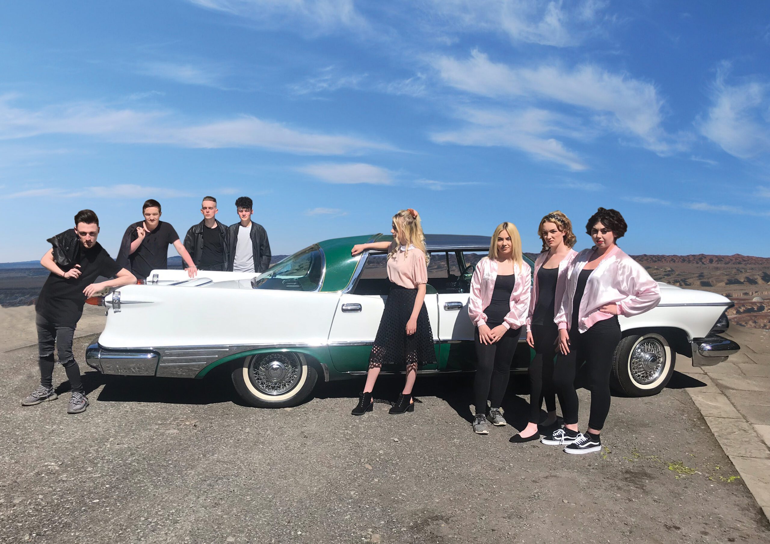 Accrington and Rossendale College celebrating the 40th anniversary of Grease with an exclusive drive-in screening