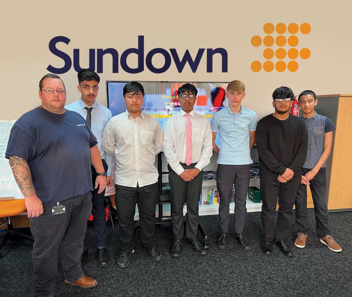 Sundown Solutions host work experience students in a Cyber Technology Bootcamp