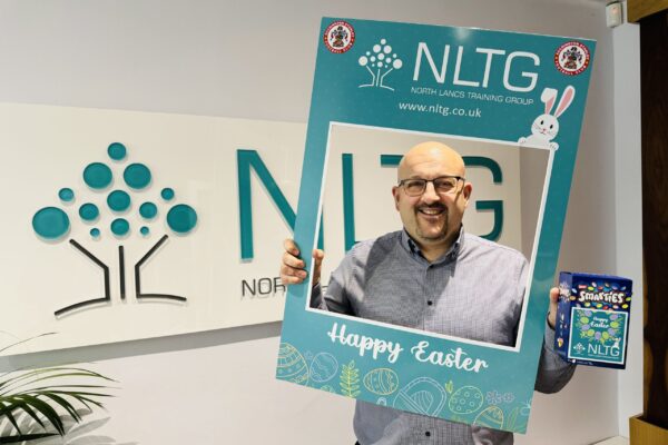 Gareth Lindsay Managing Director of North Lancs Training Group who have made a number of generous donations this Easter