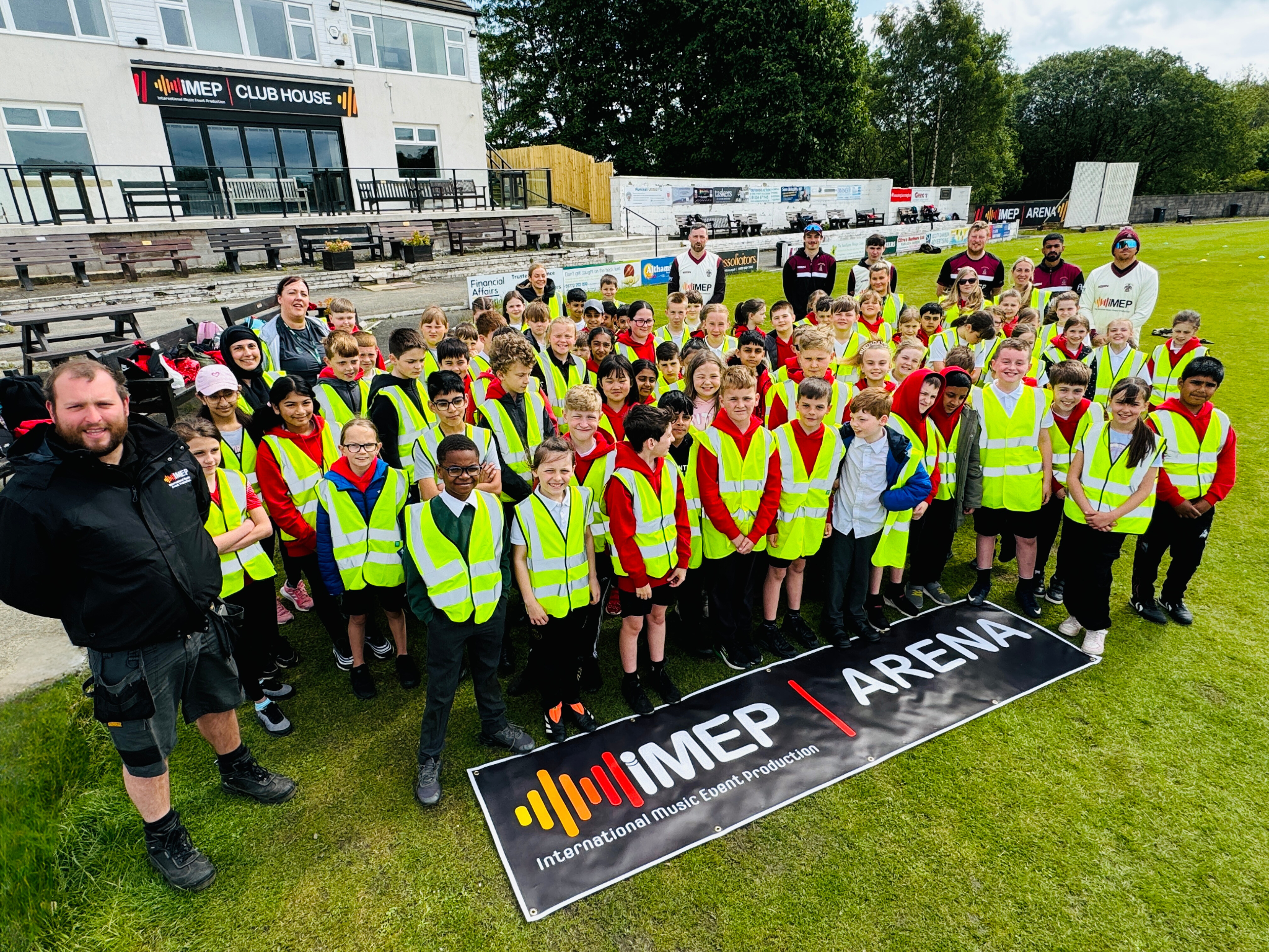 Accrington schoolchildren enjoy thrilling morning of cricket at iMEP Arena