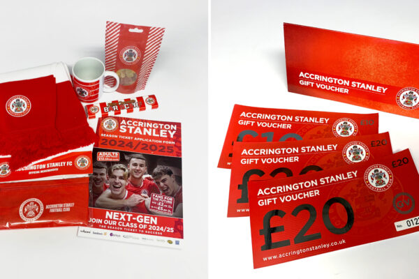 A number of Accrington Stanley themed prizes were handed out after the presentations