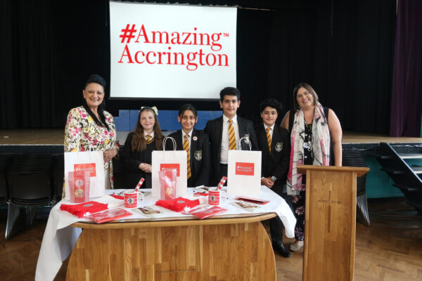 Zahida Shamim from Amazing Accrington helped judge the presentations