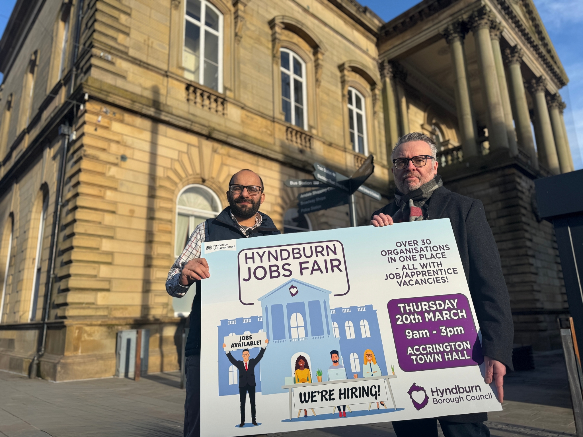 Live Job vacancies to be showcased at Hyndburn Jobs Fair this March