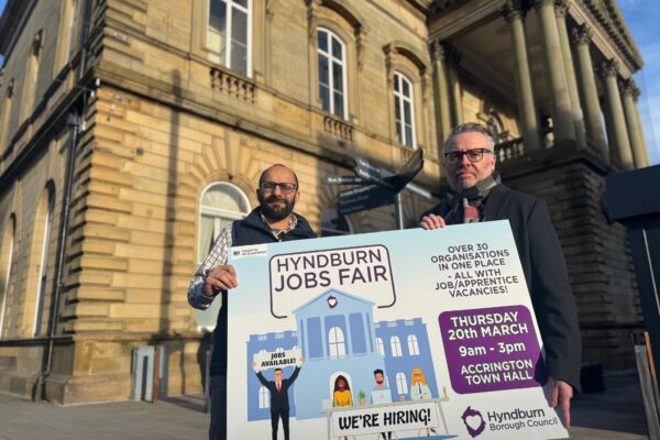 Cllr Noordad Aziz and Cllr Scott Brerton from Hyndburn Borough Council