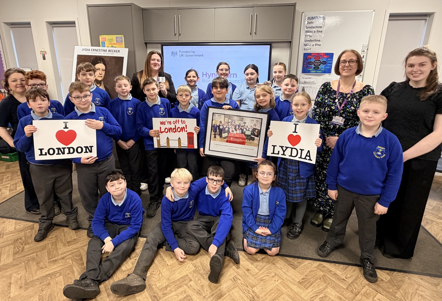 Accrington school wins inspirational trip to London after celebrating local suffragist Lydia Becker