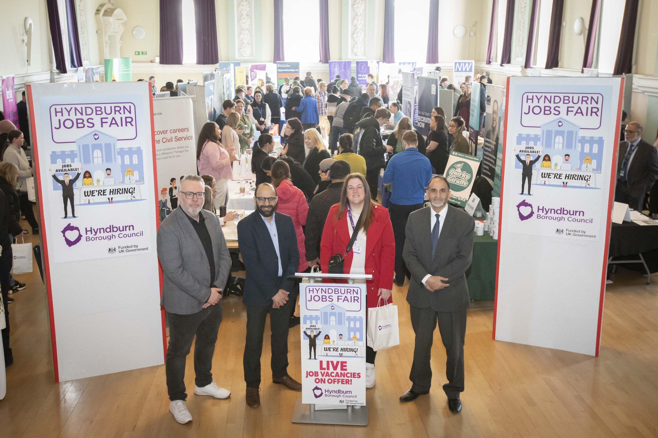 Hyndburn Jobs Fair to promote live vacancies at Accrington Town Hall on Monday