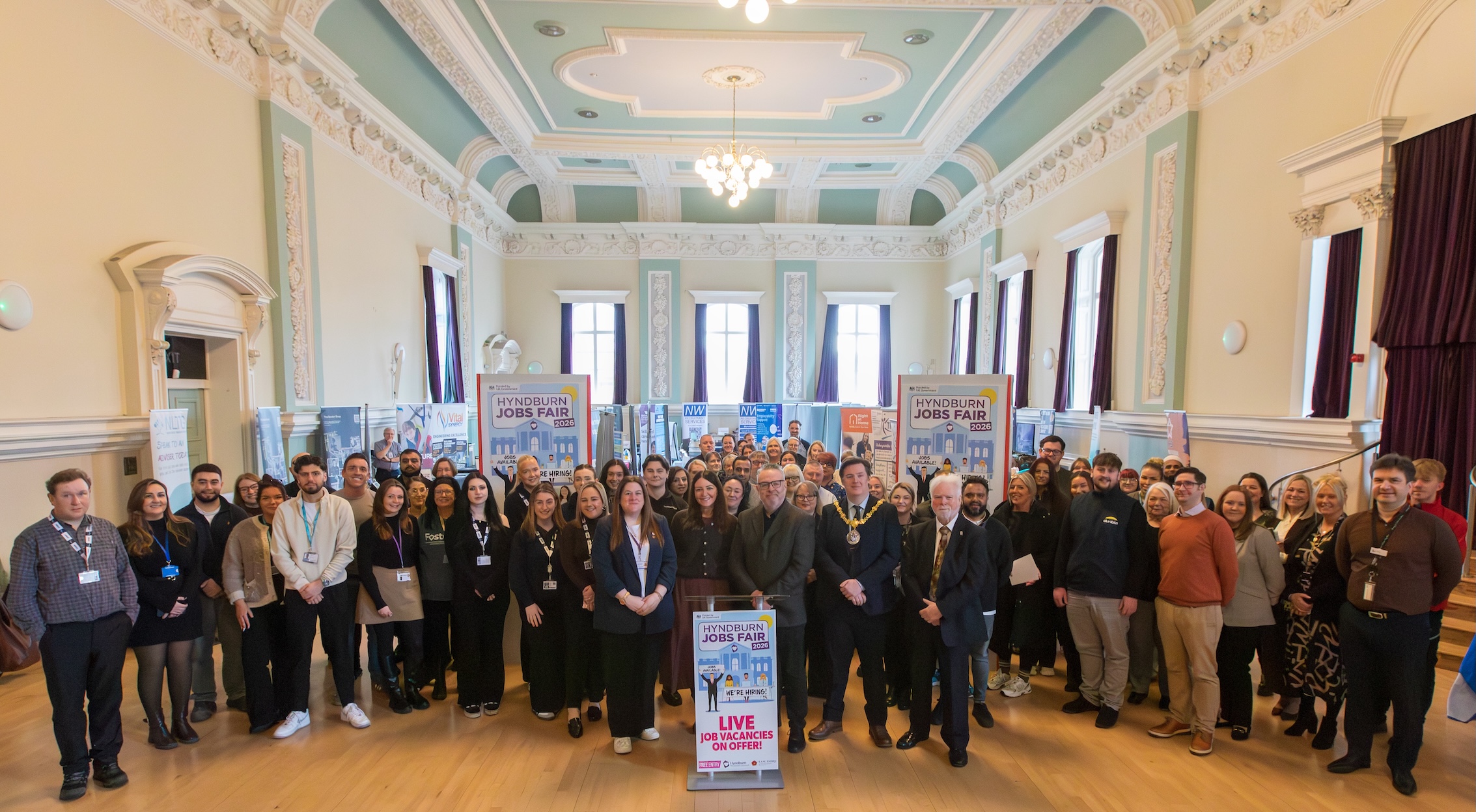 Hyndburn Jobs Fair brings employers and residents together at Accrington Town Hall